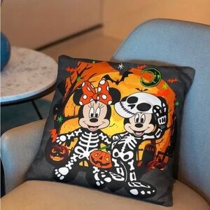 Mickey & Minnie Mouse Halloween Throw Pillow Case